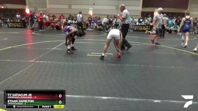 107 lbs Round 1 (6 Team) - Ethan Hamilton, Untouchables vs Ty Satiacum Jr, Aggression Legionaries