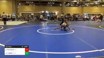 Match - Joshua Trumbull, Canyon Springs Wrestling vs Juan Lopez, Poway High School