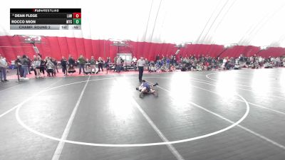 12U Boys - 78 lbs Champ. Round 2 - Rocco Mion, Maverick Training Center vs Dean Flege, LaCrosse Area Wrestlers