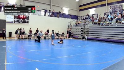 105 lbs 2nd Wrestleback (8 Team) - Aleena Clark, Long County vs Scarlett Ferrer, Chestatee