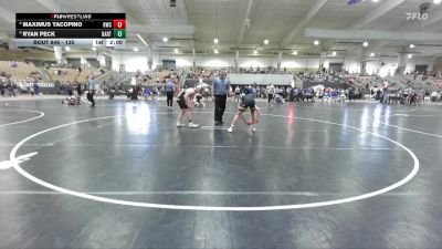 135 lbs Semifinal - Ryan Peck, Slingshot Wrestling Club vs Maximus Yacopino, Rabbit Wrestling Club