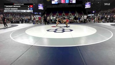 165 lbs Cons. Rd Of 32 - Zachary Michaud, IL vs Oakley Maddox, ID