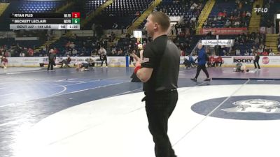 144 lbs Consolation - Ryan Flis, Milford vs Beckett Leclair, West Springfield