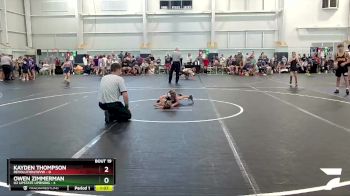 52 lbs Round 5 (8 Team) - Kayden Thompson, Revolution/WVW vs Owen Zimmerman, U2 Upstate Uprising