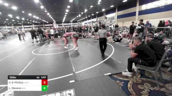 165 lbs Quarterfinal - Ohia Borden-Phillips, Haaheo WC vs Laney Stevens, War Wc