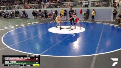 108 lbs Rr2 - Jeremiah Marquez-Hopson, Arctic Warriors Wrestling Club vs Cole Moses, Bethel Freestyle Wrestling Club