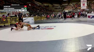 Schoolboys - 96 lbs Cons. Round 4 - Jacob Lee vs Jionni Figueroa, Central Catholic Wrestling Club