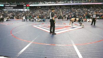 8A 150 lbs Cons. Round 1 - Ahmet Zaggout, West Forsyth High School vs JT Sarchet, Green Hope