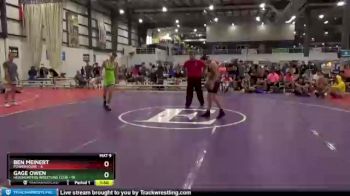 132 lbs Round 3 (6 Team) - Ben Meinert, POWERHOUSE vs Gage Owen, HEADHUNTERS WRESTLING CLUB