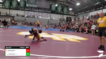 54-60 lbs Cons. Semi - Jack Gorman, SJO Youth Wrestling Club vs Gunner Marshall, Roxana WC