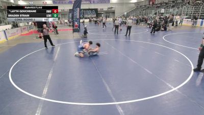 16U Boys - 175 lbs Cons. Round 3 - Layth Qouchbane, Oregon Wrestling National Team vs Braden Strain, Lost City Wrestling Club