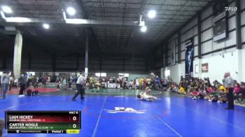 132 lbs Placement Matches (8 Team) - Carter Nogle, HEADHUNTERS WRESTLING CLUB vs Liam Hickey, RALEIGH AREA WRESTLING