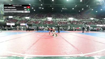 100 lbs 3rd Place Match - Lorenzo Castro, Scrap Yard Garage Wrestling vs Colt Marchion, North Montana Wrestling Club