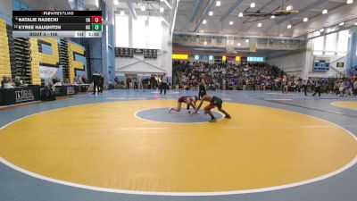 106 lbs Champ. Round 1 - Natalie Radecki, Caravel Academy vs Kyree Haughton, Newark Charter
