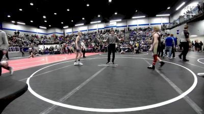 110 lbs Semifinal - Nikolas Meek, D3 Wrestling Cluib vs Ayden Wagner, Choctaw Ironman Youth Wrestling