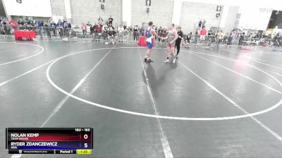 165 lbs Semifinal - Nolan Kemp, Team Nazar vs Ryder Zdanczewicz, AWA