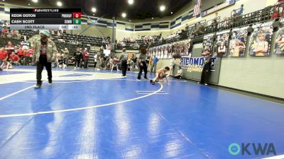 49 lbs 2nd Place - Keon Ooton, Prodigy NDT vs Cash Scott, Cowboy Wrestling Club