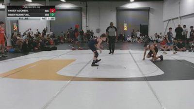 110 lbs Rr Rnd 2 - Ryder Ascherl, Revival Black - BK8E vs Owen Marshall, Ohio Hammers - BK8E