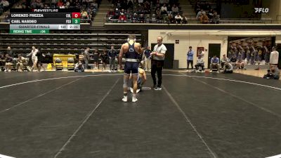 141 lbs Quarterfinal - Lorenzo Frezza, Columbia vs Cael Nasdeo, Penn State