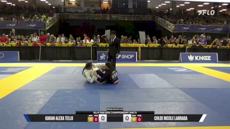 CHLOE NICOLE LABRADA vs Karah Alexa Tello 2026 Pan Kids Jiu-Jitsu IBJJF Championship