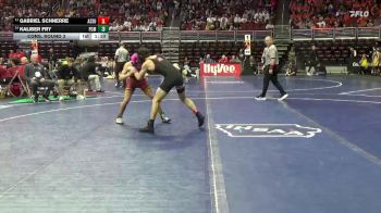 2A-132 lbs Cons. Round 3 - Gabriel Schnerre, Assumption, Davenport vs Kaliber Fry, PCM, Monroe