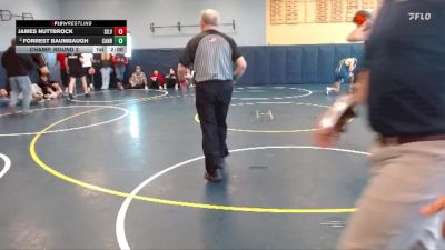 144 lbs Champ. Round 2 - James Nuttbrock, Silverton vs Forrest Baumbaugh, Canby