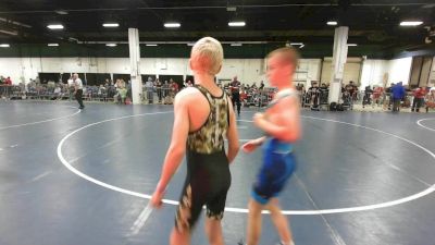 95 lbs Round Of 32 - Jameson White, NC vs Jackson Pressman, NJ