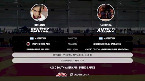 Luciano Benítez vs Bautista Antelo 2025 ADCC South American Championship