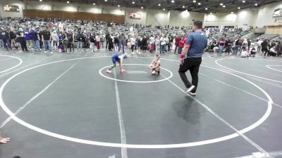 66 lbs Consi Of 16 #2 - Hector Barocio, Gladiator Wrestling vs Cullen Mathews, Buckaroo WC