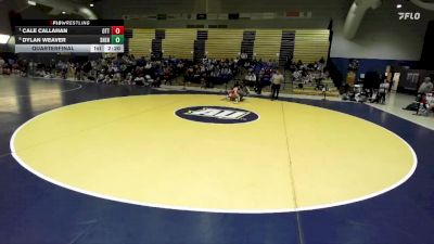 174 lbs Quarterfinal - Cale Callahan, Otterbein University vs Dylan Weaver, Shenandoah University
