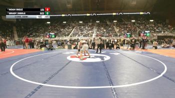 4A-190 lbs Cons. Semi - Noah Ingle, Laramie vs Brady Dibble, Natrona County