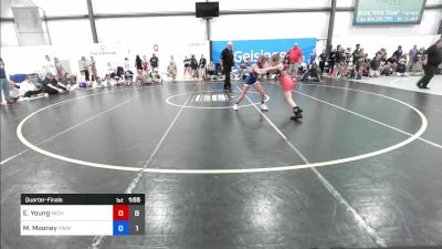 32 kg Quarterfinal - Elle Young, Michigan Rev Girls Blue vs Molly Mooney, Team VA