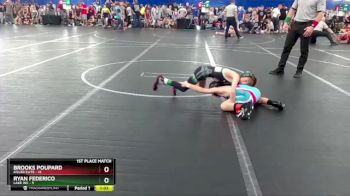60 lbs Finals (2 Team) - Brooks Poupard, Killer Elite vs Ryan Federico, Lake WC