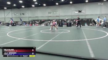 95 lbs Placement Matches (8 Team) - Nila Bland, Pennsylvania Blue vs Lilly Breeden, Missouri Blue