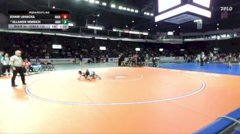 Girls 110 lbs Champ. Round 1 - Ellanor Nimrick, Gig Harbor (Girls) vs Zowie Lehecka, Hockinson (Girls)