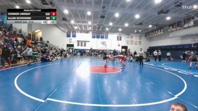 215 lbs Cons. Round 2 - Allen Schooner, Riverton vs Connor Lindsay, Central