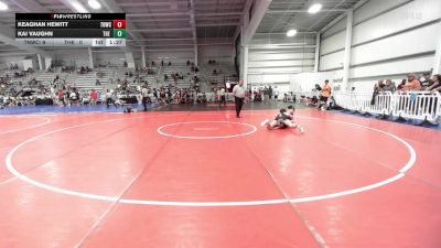 120 lbs Rr Rnd 1 - Keaghan Hewitt, TNWC Blue vs Kai Vaughn, The Fort Hammers Maroon