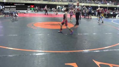 66 lbs Round Of 16 - Zaiden Sentz, Littlestown vs Isaac Jayson, Canastota
