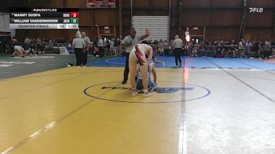 160 lbs Quarterfinal - Manny Gusfa, Bergen Catholic vs William Vanderminden, Journeymen WC