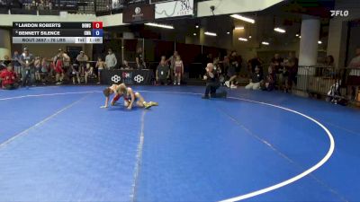 78 lbs Champ. Rd Of 16 - Landon Roberts, Big Game Wrestling Club vs Bennett Silence, Contenders Wrestling Academy