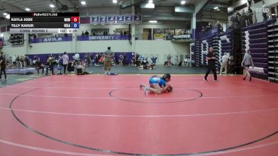 131 lbs Cons. Round 2 - Tilly Kakuk, UCLA vs Kayla Jose, McMurry
