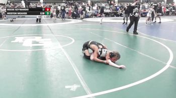 61 lbs Rr Rnd 7 - Reese Szymanski, Team Tugman - ESC vs Weston Weaver, Clearview - ESC