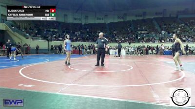 100 lbs Quarterfinal - Elissa Cruz, Piedmont vs Katelin Anderson, Bridge Creek Wrestling