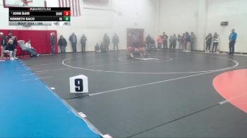 190 lbs Cons. Round 4 - John Bair, Homestead vs Kenneth Saco, Boone Grove