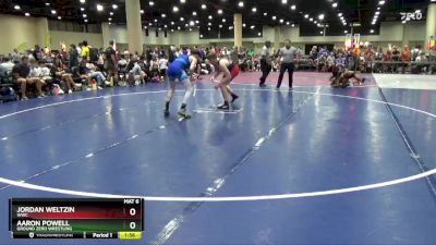 138 lbs Champ. Round 1 - Jordan Weltzin, WWC vs Aaron Powell, Ground Zero Wrestling