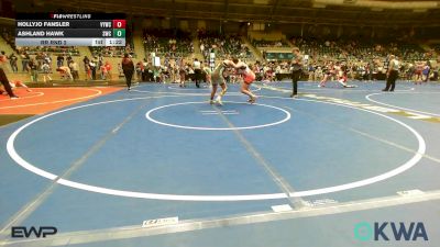 135 lbs Rr Rnd 2 - HollyJo Fansler, Verdigris Youth Wrestling vs Ashland Hawk, Salina Wrestling Club