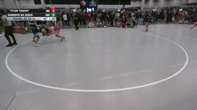 132 lbs Champ. Rd Of 32 - Tyler Yancey, Spartan Mat Club vs Roberto De Jesus, Lake Gibson High School Wrestling