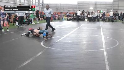 60 lbs Finals (8 Team) - Ivan Baulovic, Valor Wrestling vs Preston Knepp, Mitten Mayhem