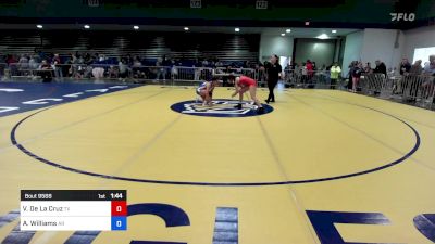 118 lbs Consi Of 8 #2 - Vanessa De La Cruz, TX vs Alena Williams, Ar