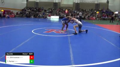 157 lbs Cons. Round 5 - Ike DiVincenzo, Berea-Midpark vs Trey Parker, Dundee